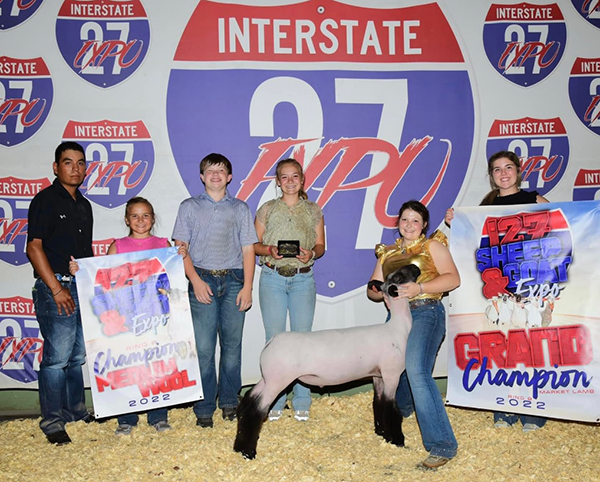 Grand Champion I27 Sheep and Goat Expo Texas