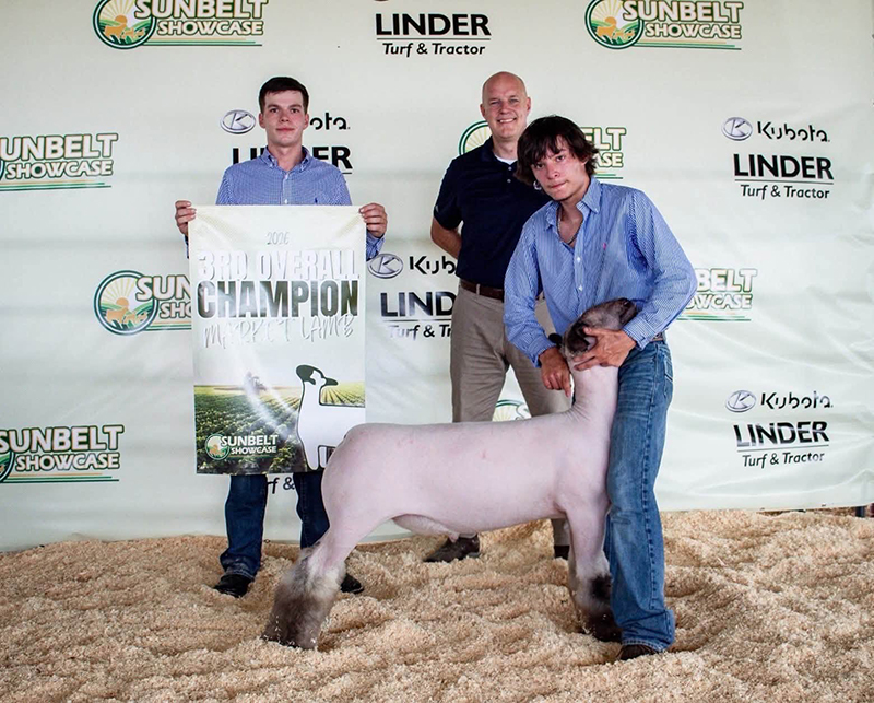 3rd Overall Market Lamb, Sunbelt Showcase (GA) 3rd Overall Market Lamb, Sunbelt Showcase (GA)