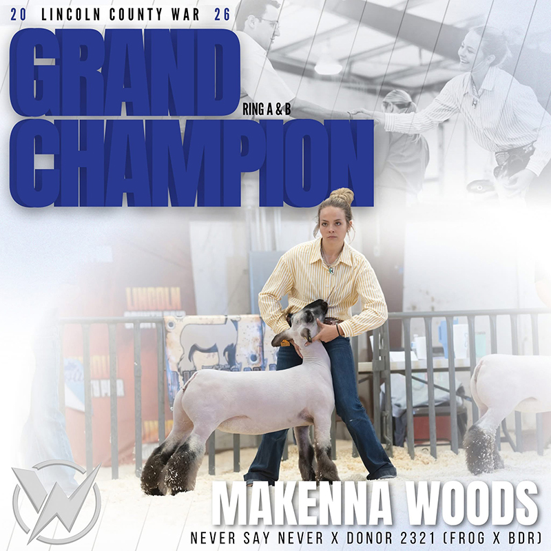 Grand Champion Ring A&B, Lincoln County War Grand Champion Ring A&B, Lincoln County War